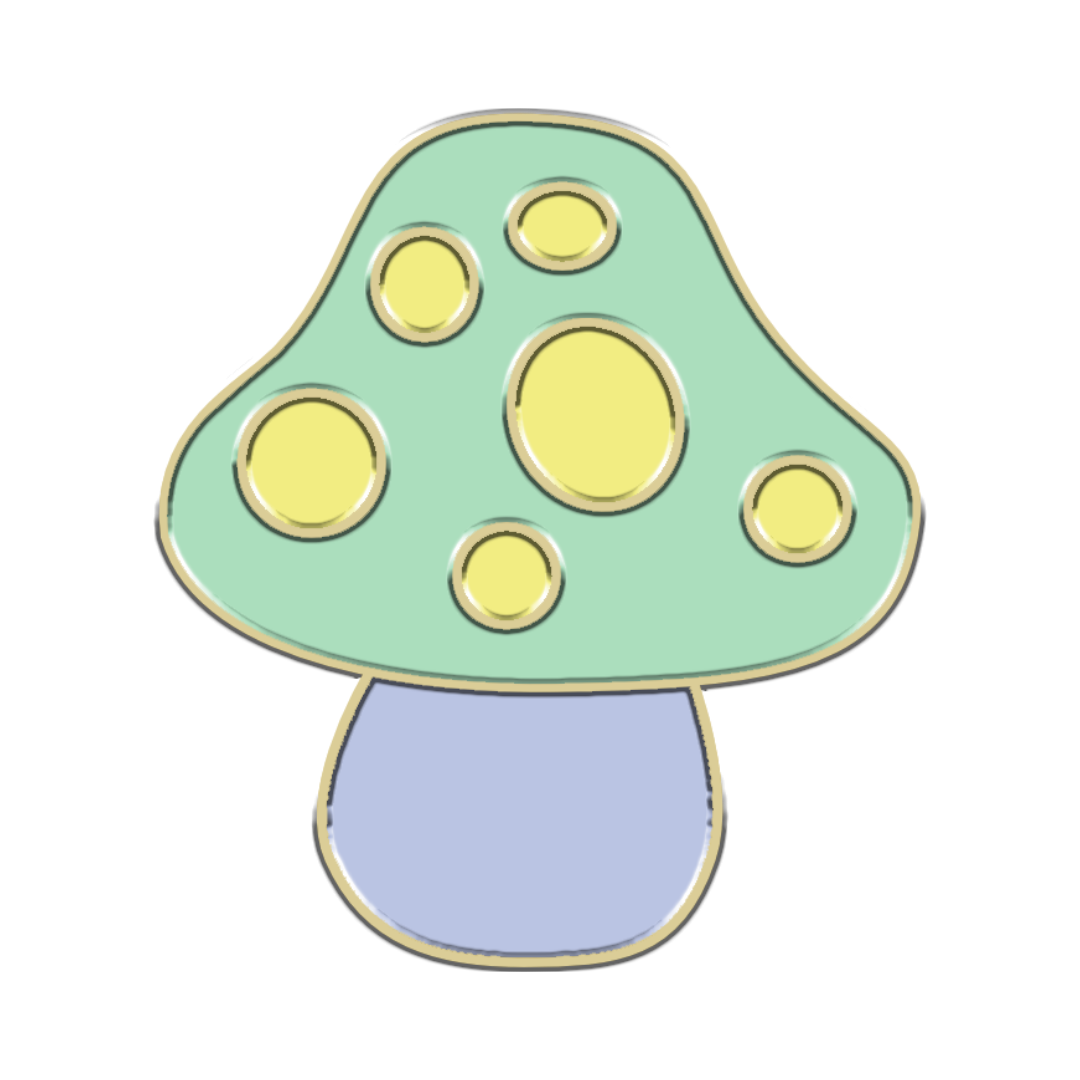 Mint Pilz-Charm