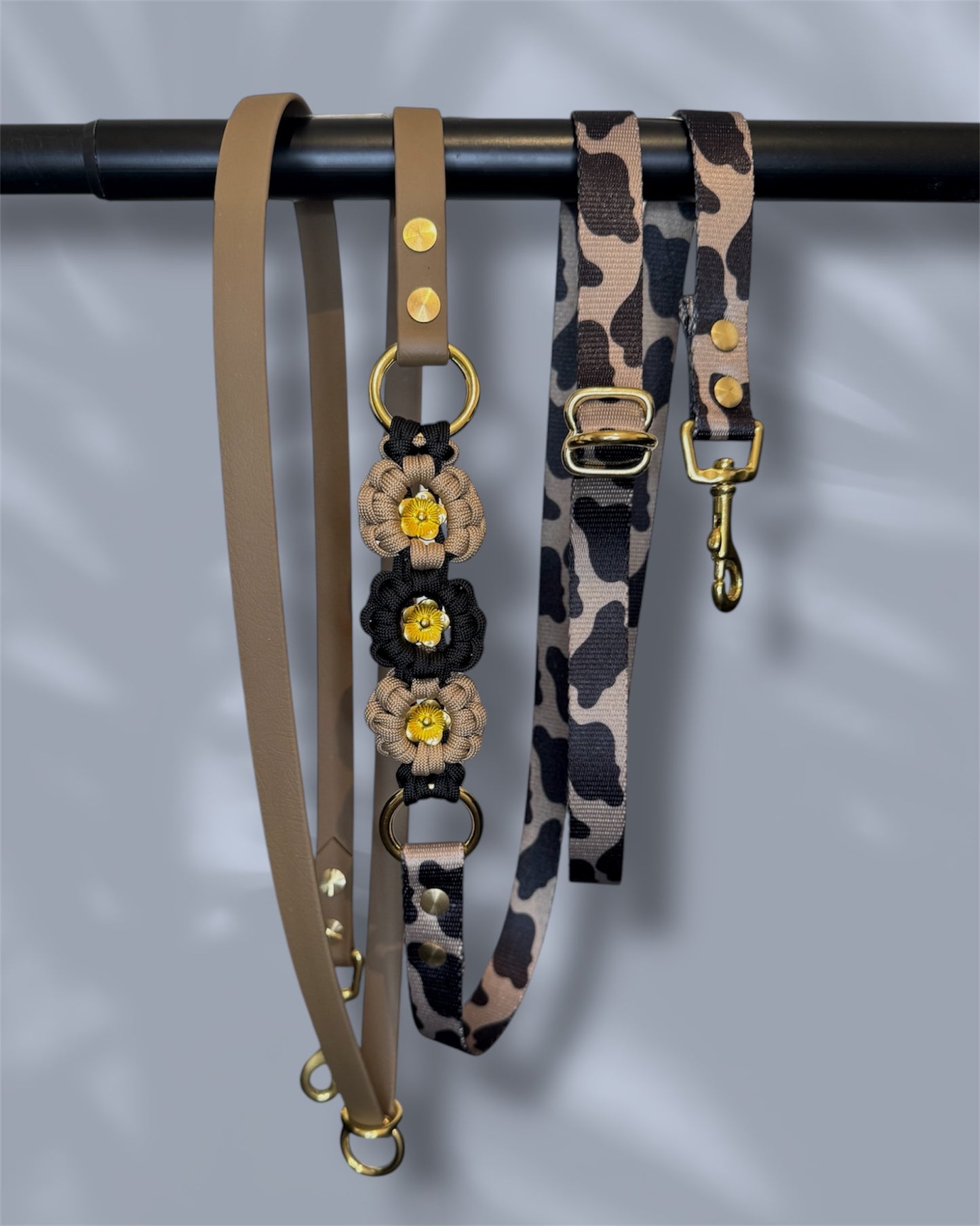 GreenPaws „Mokka“ x Biothane Fleur