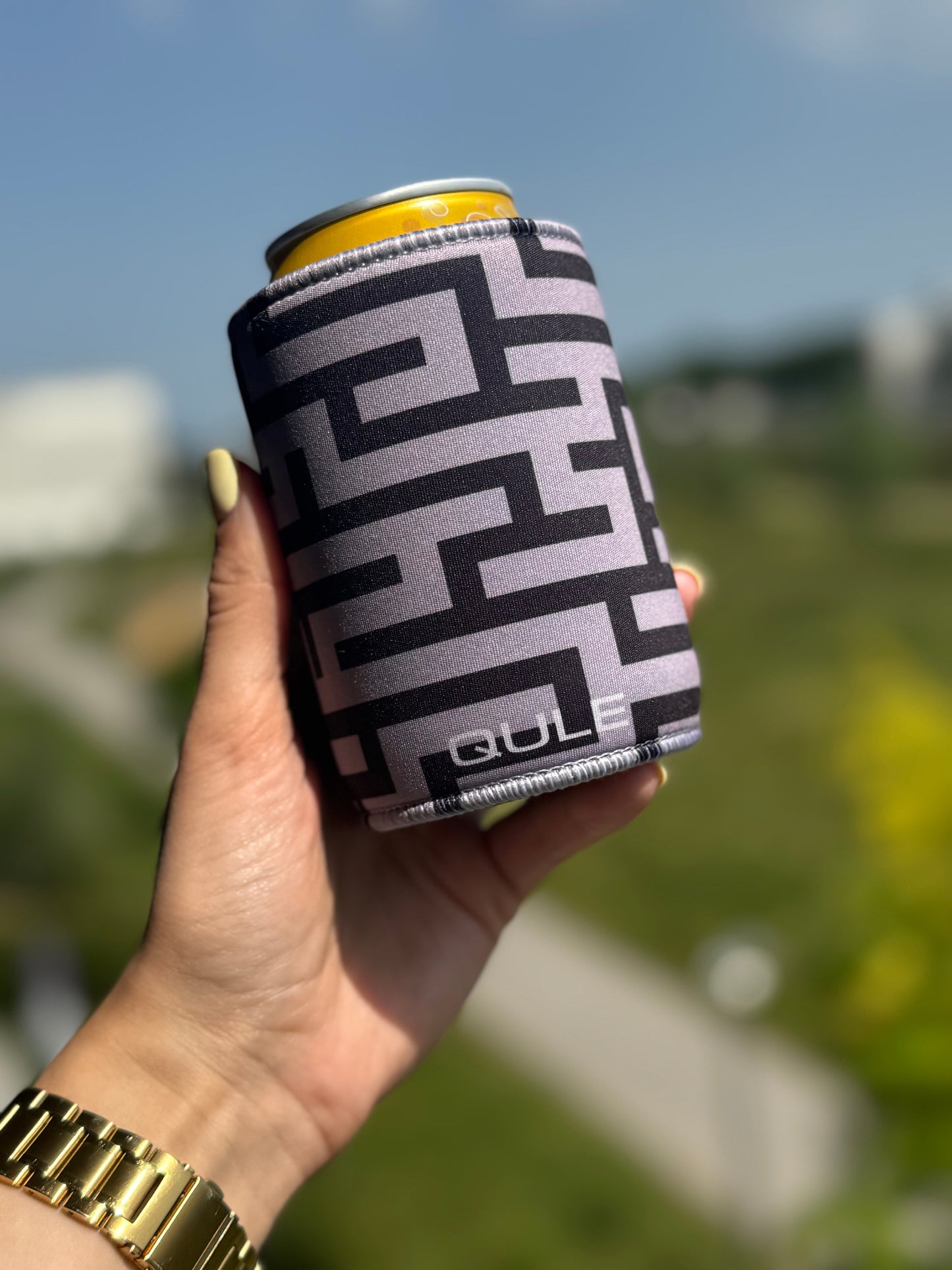 HOLDY Dosenkühler GREY 0,33L – Neopren | Einzigartige Designhülle für Standarddosen