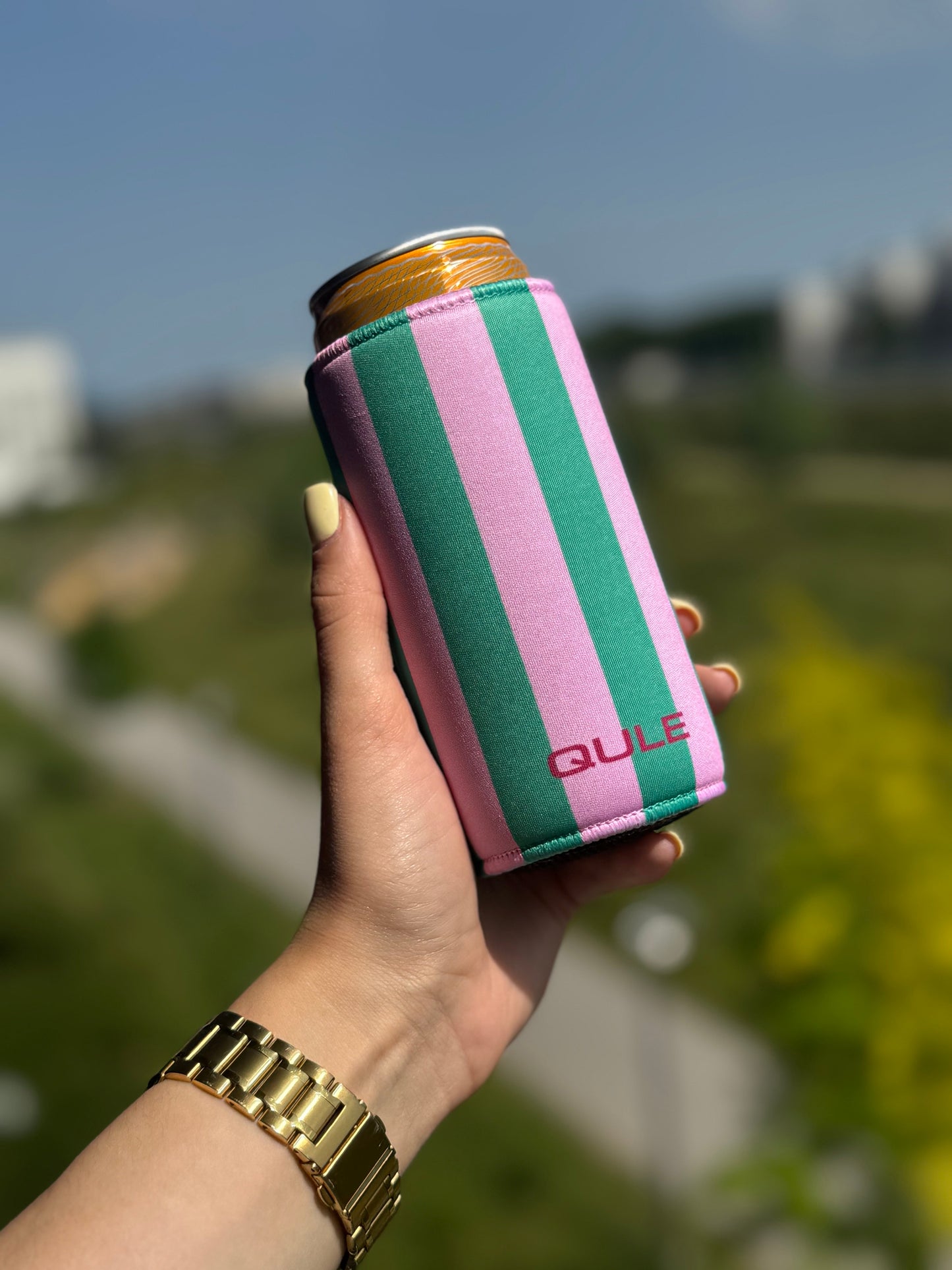 HOLDY Dosenkühler STRIPE 0,33L – Neopren | Einzigartige Designhülle für Slim-Dosen