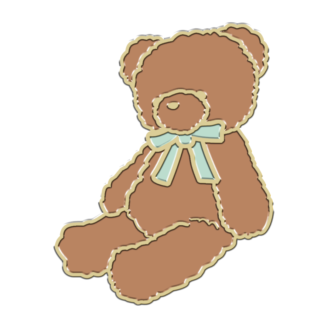 Brauner Teddy-Charm
