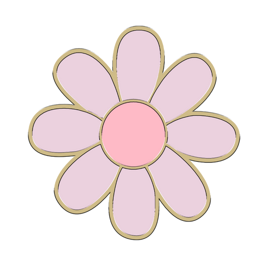 Rosa Gänseblümchen-Charm