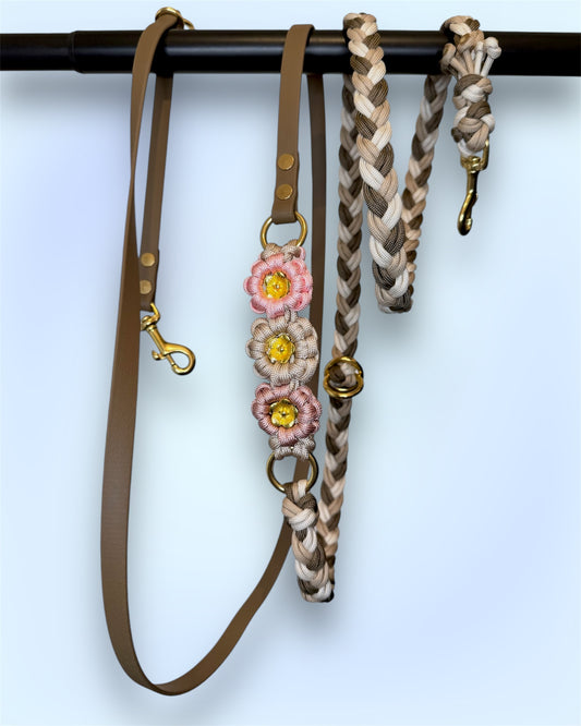 Handsfree Leine „Good Vibes Fleur“