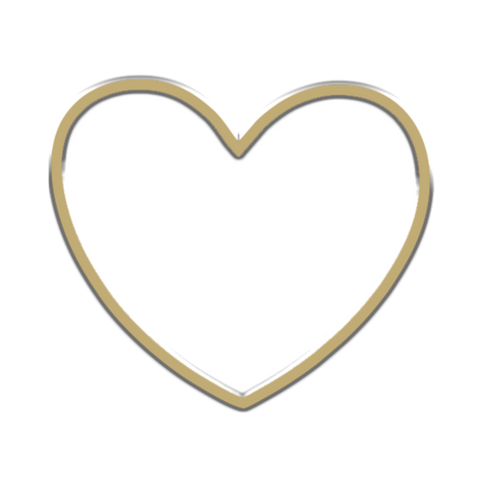 Herz-Charm (weiß)
